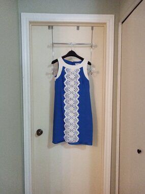 Eliza J Sleeveless  Linen-Blend Sheath Dress - Size 2